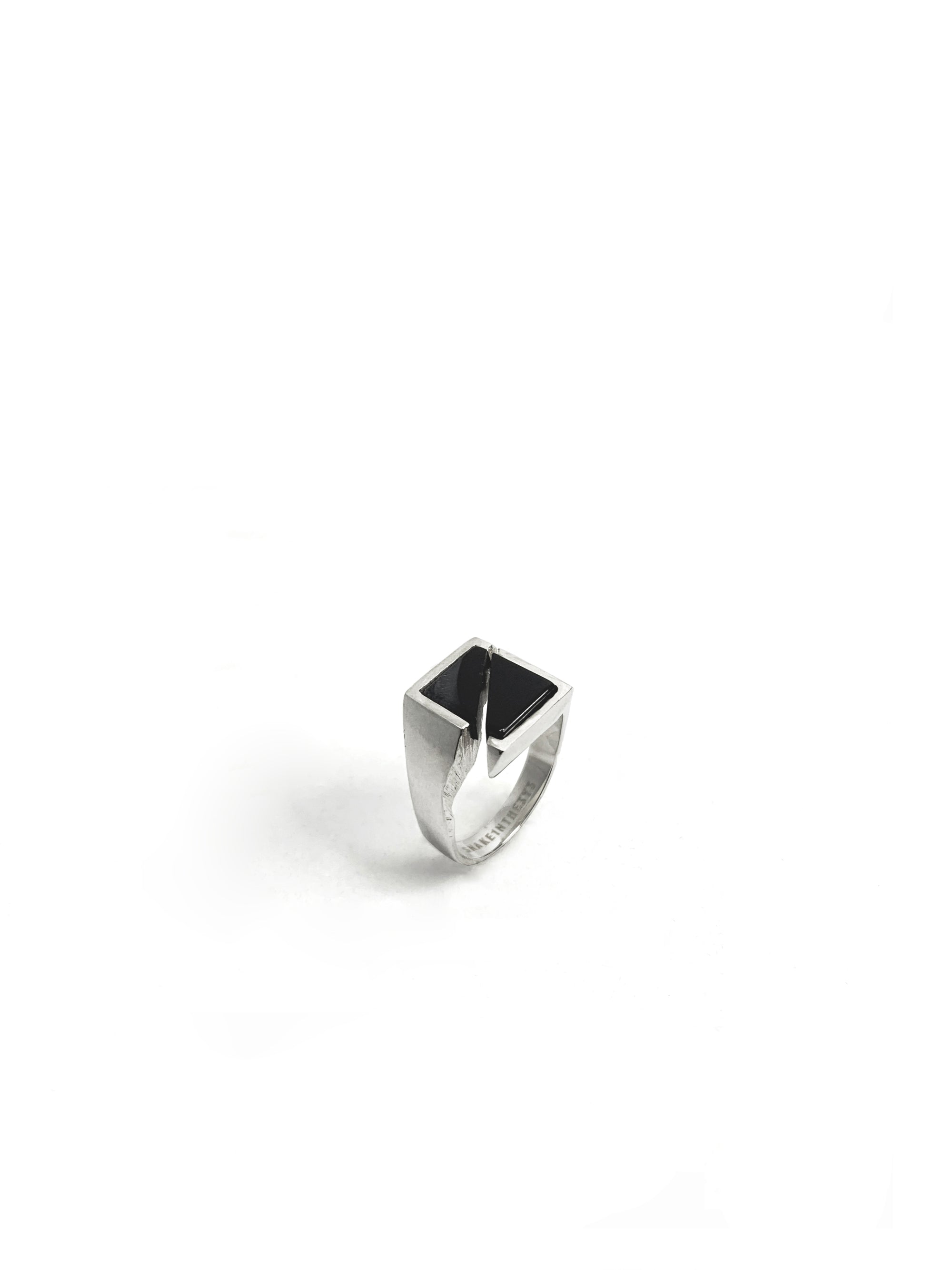 SQUARE SPLIT IN HALF RING